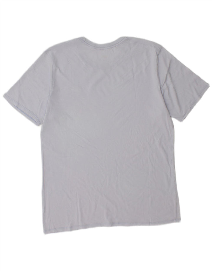 Męski T-shirt NIKE o sportowym kroju, duży, niebieski