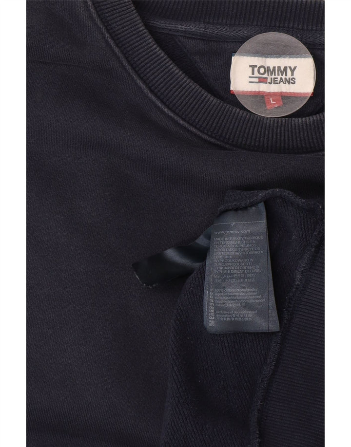 Bluza męska Tommy Hilfiger, duża, bawełniana, granatowa
