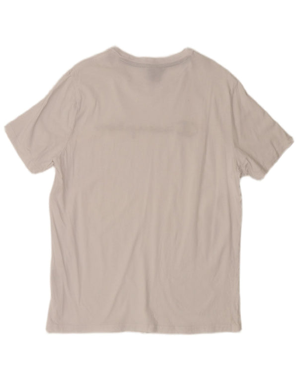 Męski T-shirt Champion z grafiką, duży, biały, bawełniany