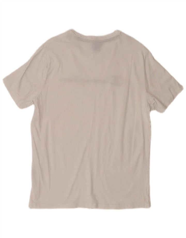 Męski T-shirt Champion z grafiką, duży, biały, bawełniany