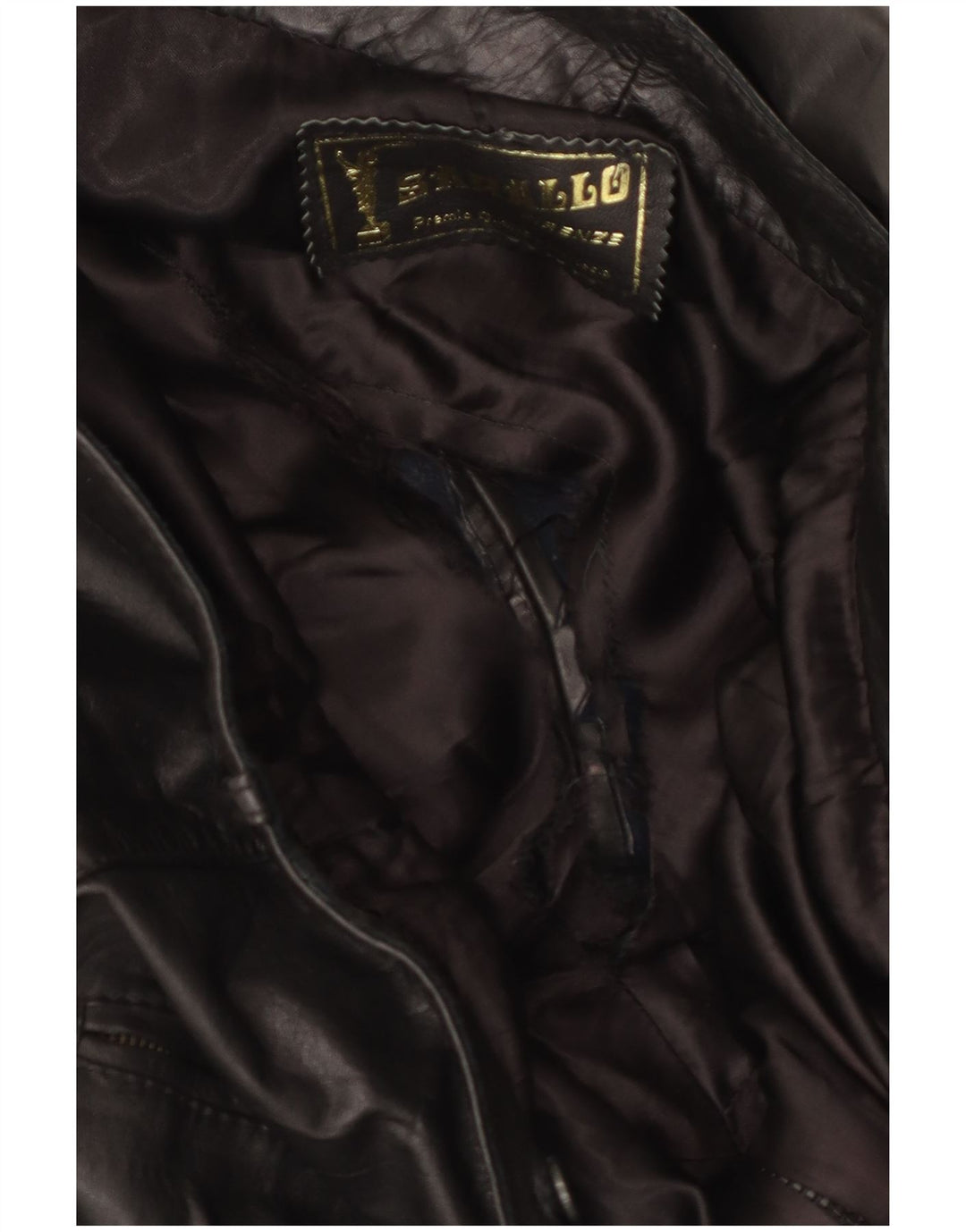 Vintage męskie skórzane spodnie Moto Racer W38 L26 czarne