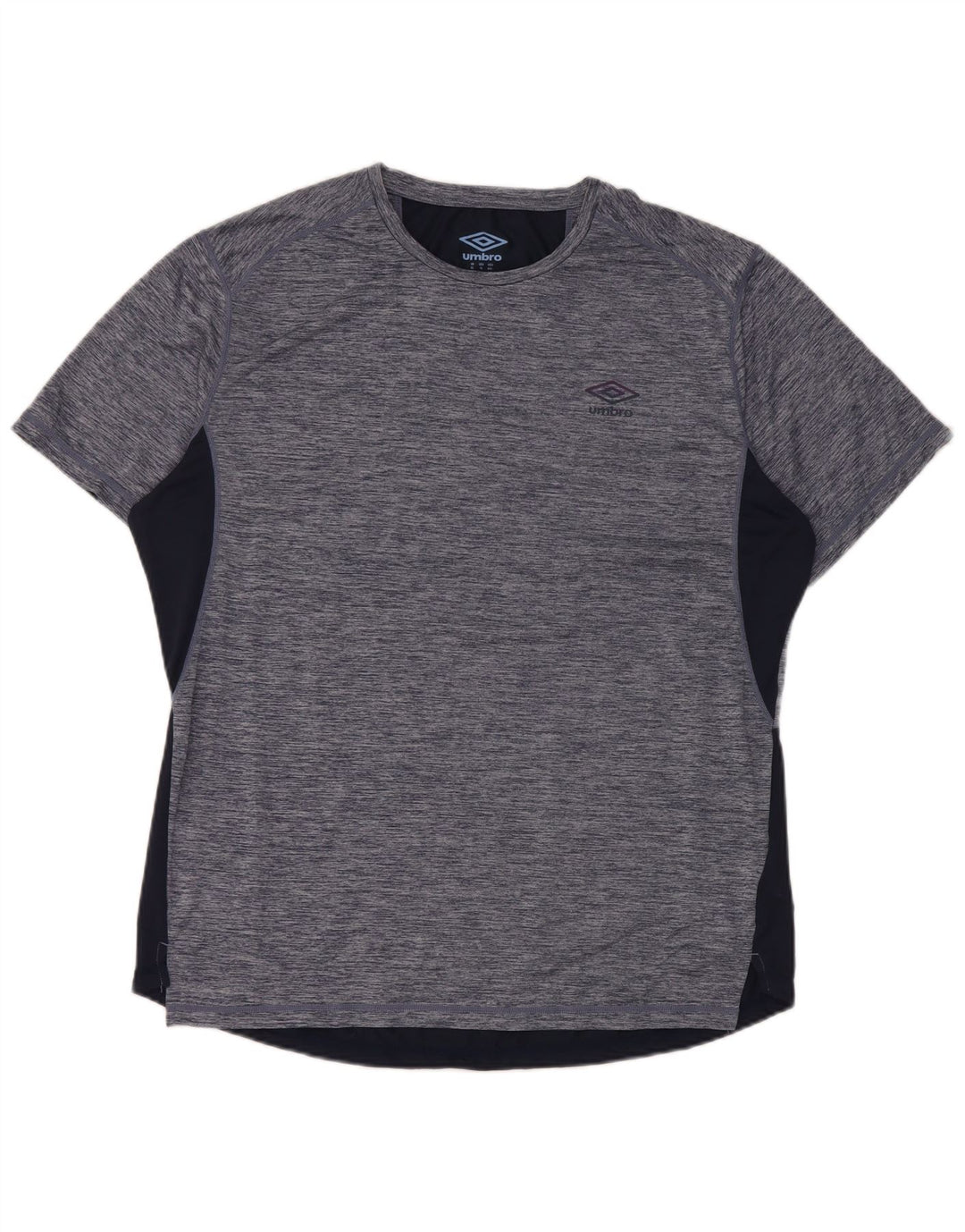 T-shirt męski Umbro, top XL, granatowy, nakrapiany poliester