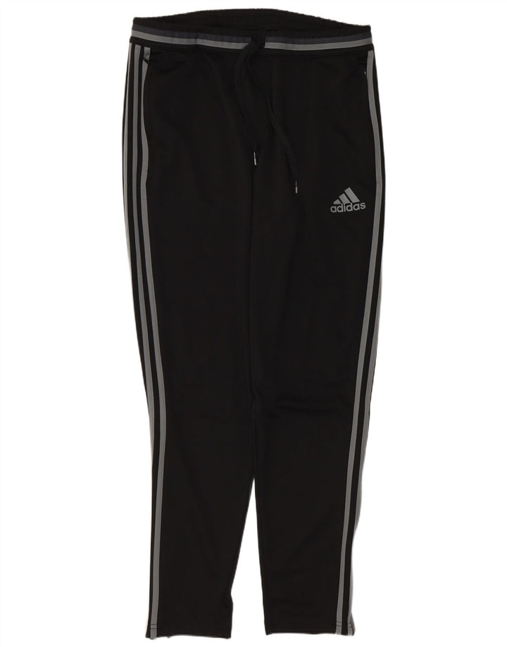 Męskie spodnie dresowe Adidas Climacool, duże, czarne, poliestrowe
