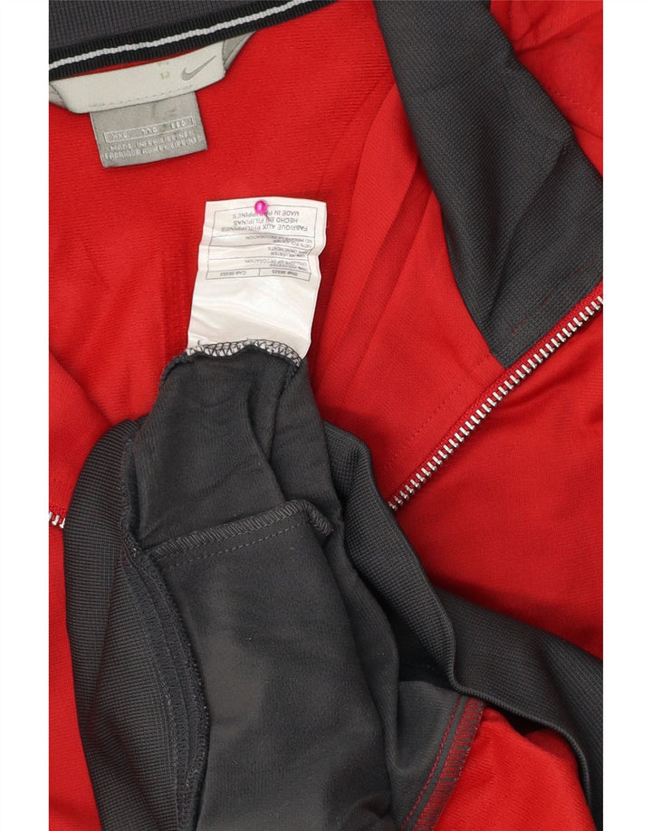 Męski sweter ADIDAS z zamkiem błyskawicznym, 2XL, poliester w kolorze czerwonym