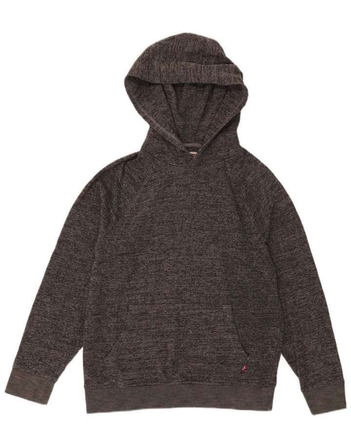 Męski sweter z kapturem Levi's, mały, szary, z plamami, bawełniany