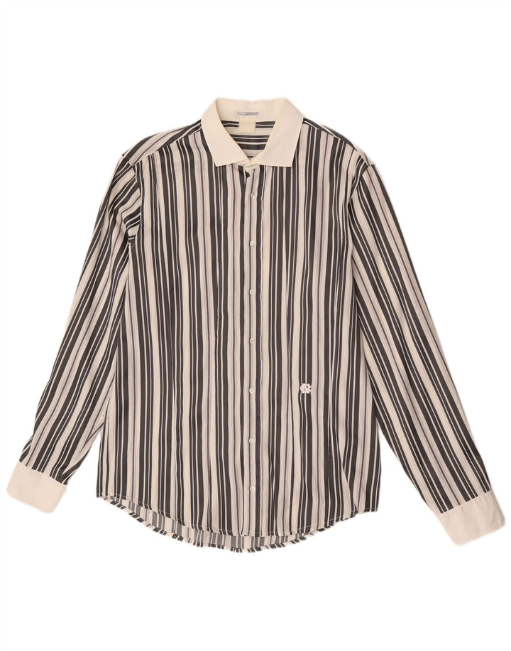 Koszula męska Naracamicie, duża, w białe paski, poliamid