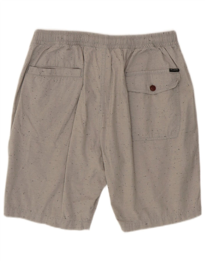 Męskie spodenki chino Billabong, średnie W30, szare, bawełniane w cętki
