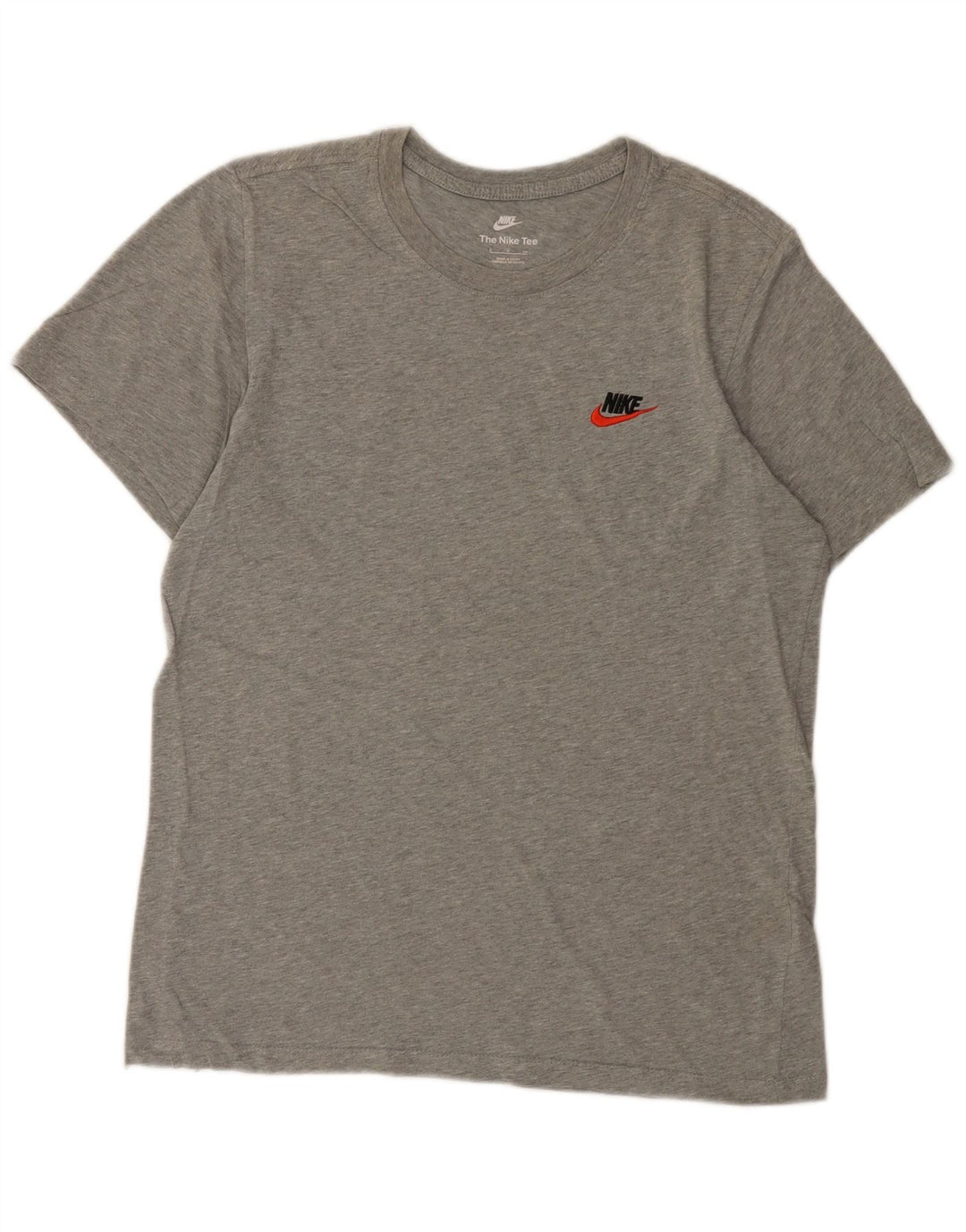 T-shirt męski Nike, mały, szary, bawełniany