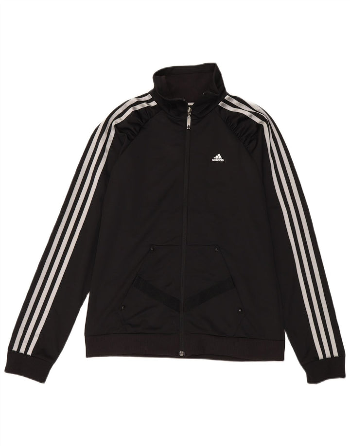 Damska bluza dresowa Adidas UK 12 Średni czarny poliester