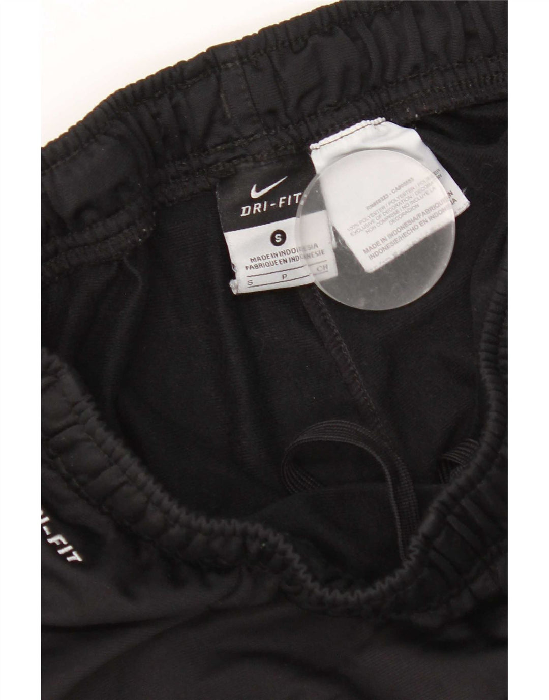 Męskie spodnie dresowe Nike Dri Fit, małe, czarne, poliestrowe