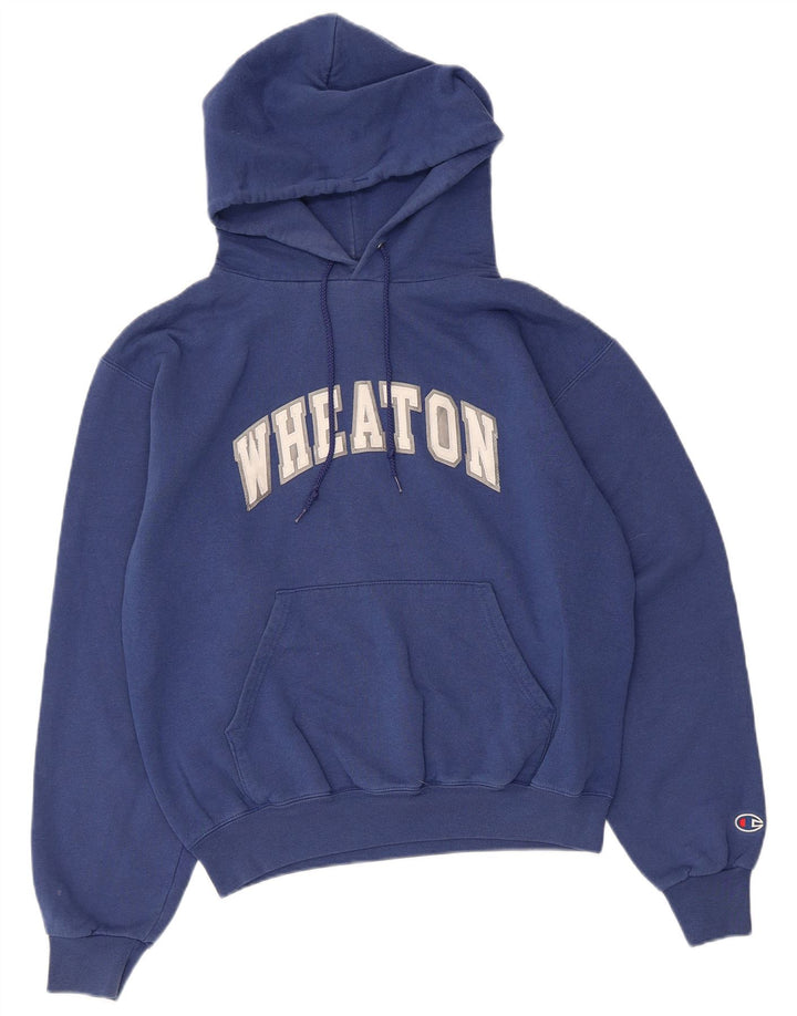 Męski sweter z kapturem Champion Wheaton Graphic, mały, niebieski