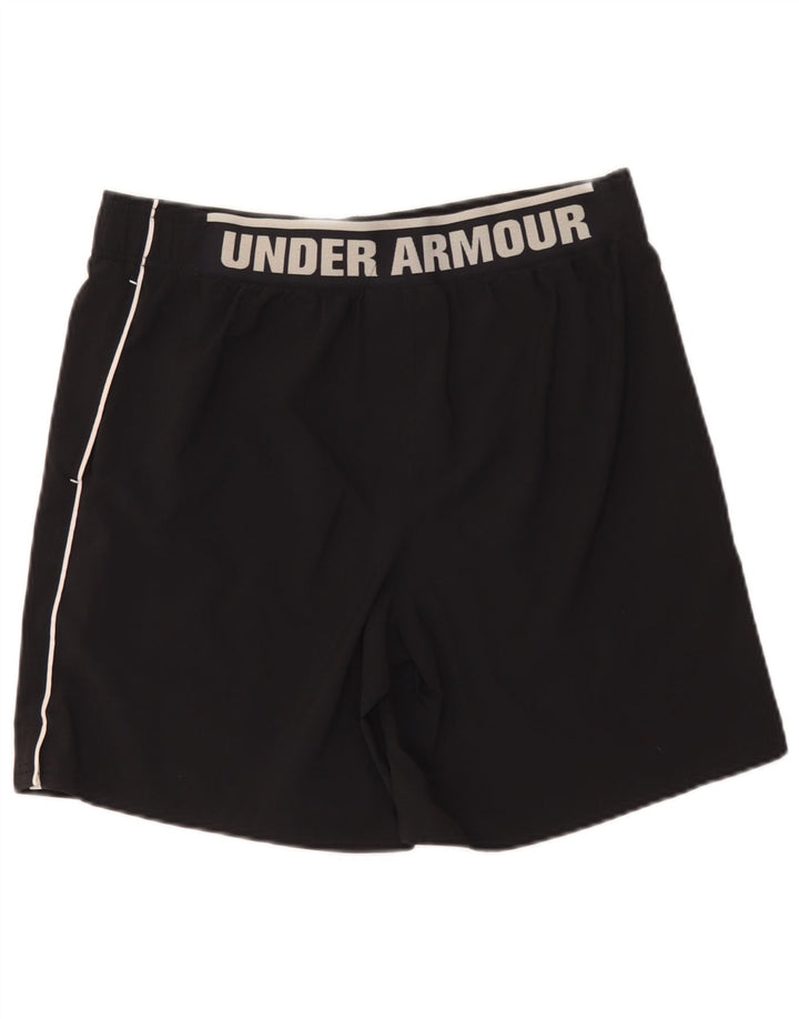 Męskie spodenki sportowe Under Armour z grafiką, średni czarny poliester