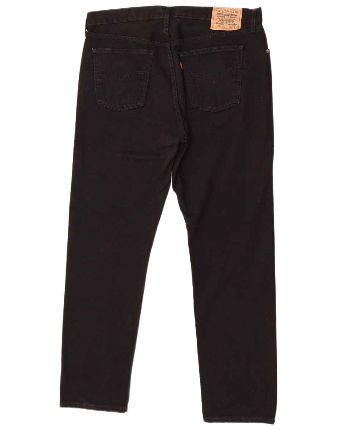 Męskie dżinsy Levi's 615 Straight W40 L32 Czarna bawełna