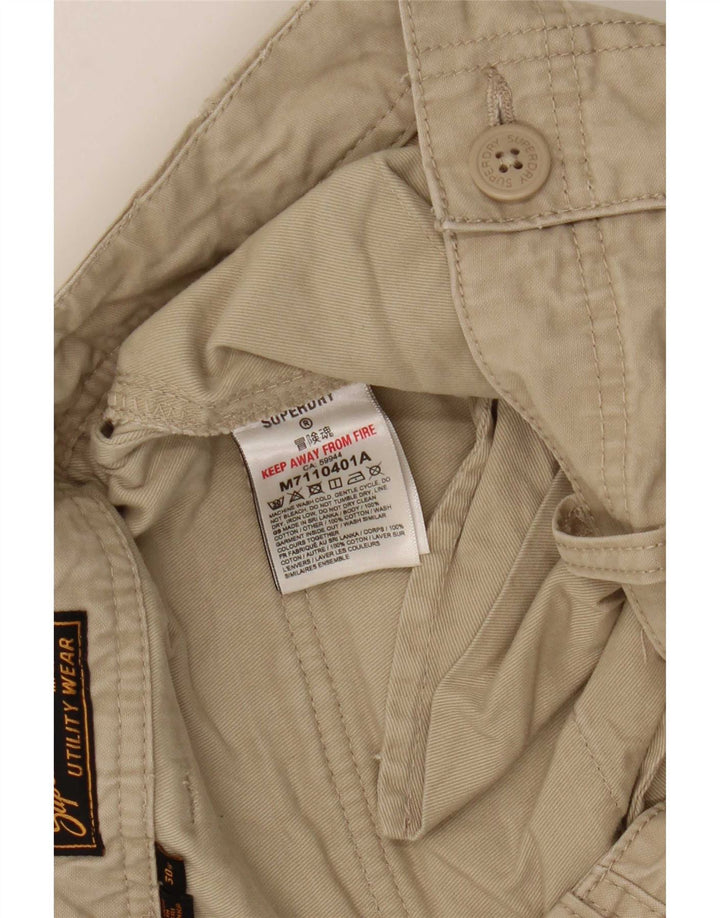 Męskie spodenki cargo Superdry W30 Średni beż, bawełna