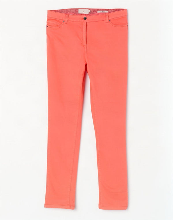Spodnie damskie Dack's Slim Fit IT 46 Large W34 L30 Różowa bawełna
