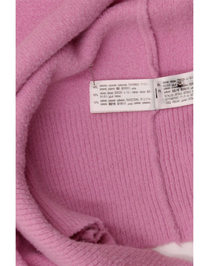Sweter damski Zara Cardigan UK 12 Średni różowy poliamid