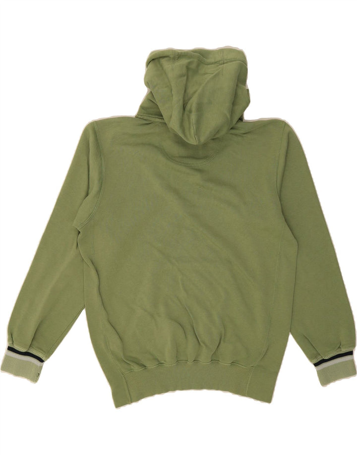 CHAMPION Mens Graphic Hoodie Jumper Medium Green Cotton Vintage Champion and Second-Hand Champion from Messina Hembry 