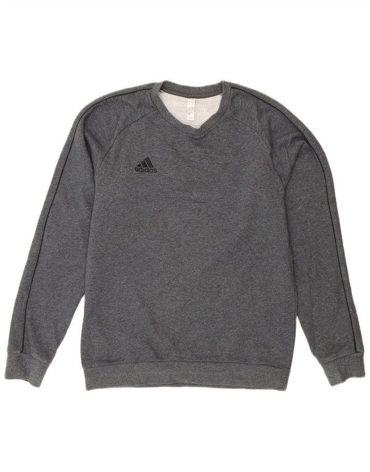 Bluza męska Adidas, średnia szara bawełna