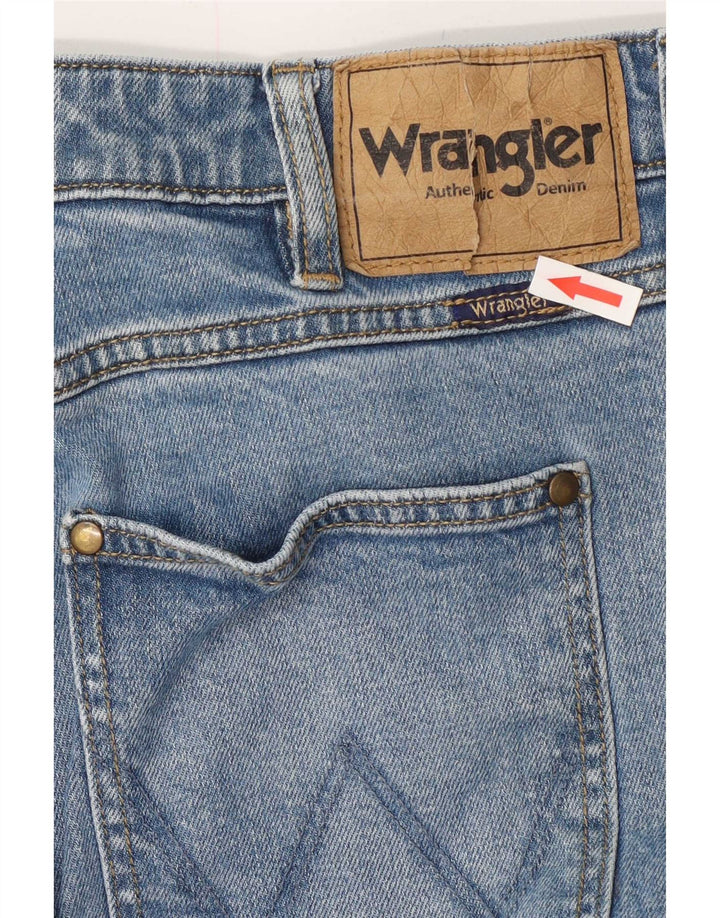Damskie jeansy Wrangler Sid Slim W34 L29 Niebieskie bawełniane