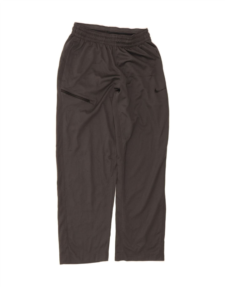 NIKE Womens Dri Fit Tracksuit Trousers UK 12 Medium  Grey Polyester Vintage Nike and Second-Hand Nike from Messina Hembry 