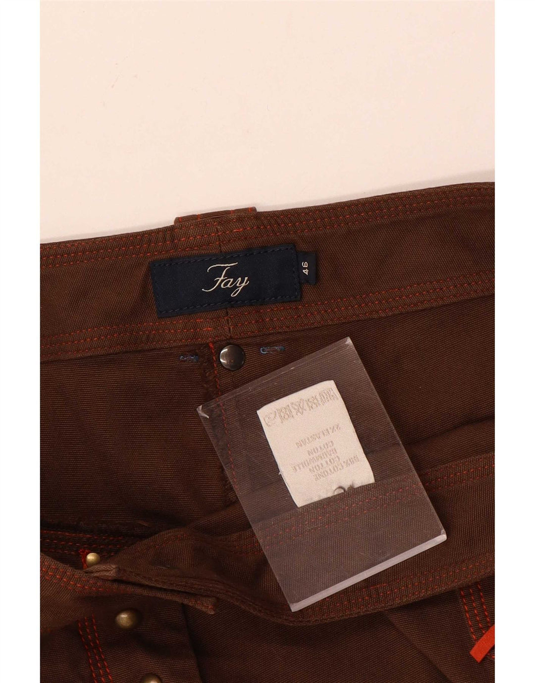 Damskie spodenki Fay IT 46 Large W32 Brązowa bawełna