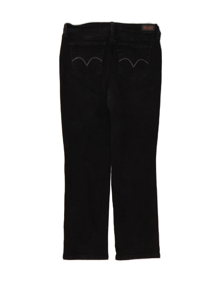 LEVI'S Womens 505 Straight Jeans W31 L32 Black Cotton Vintage Levi's and Second-Hand Levi's from Messina Hembry 