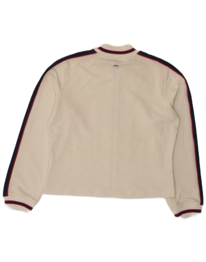 Damska bluza dresowa ELLESSE, UK 12, średni, złamany biały poliester