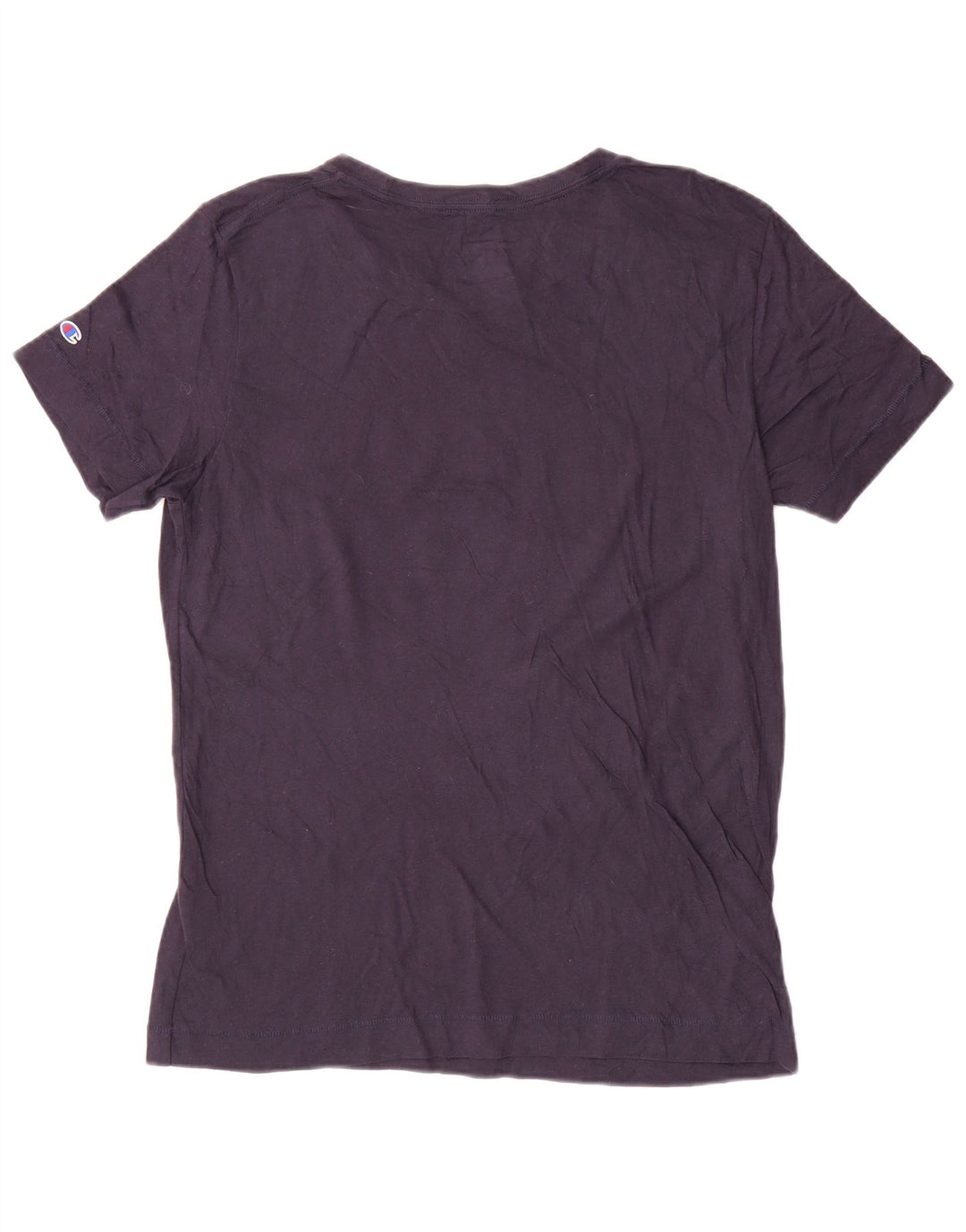 Damska koszulka z grafiką Champion Notre Dame Top UK 16, duża, granatowa, bawełniana