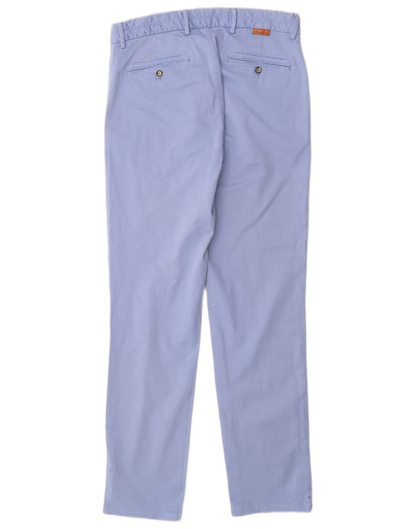 Spodnie Chino MASSIMO DUTTI Męskie Slim Fit EU 38 Small W30 L30 Niebieskie