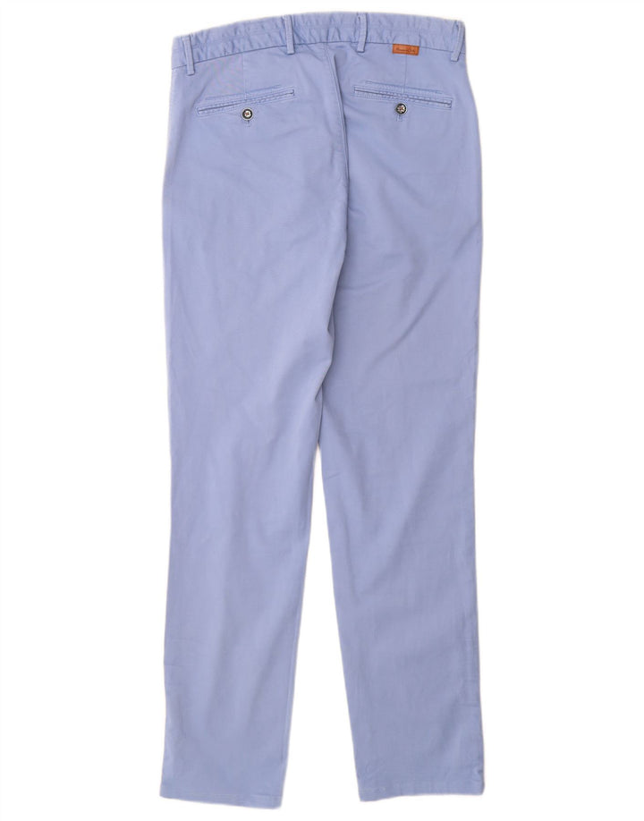 Spodnie Chino MASSIMO DUTTI Męskie Slim Fit EU 38 Small W30 L30 Niebieskie