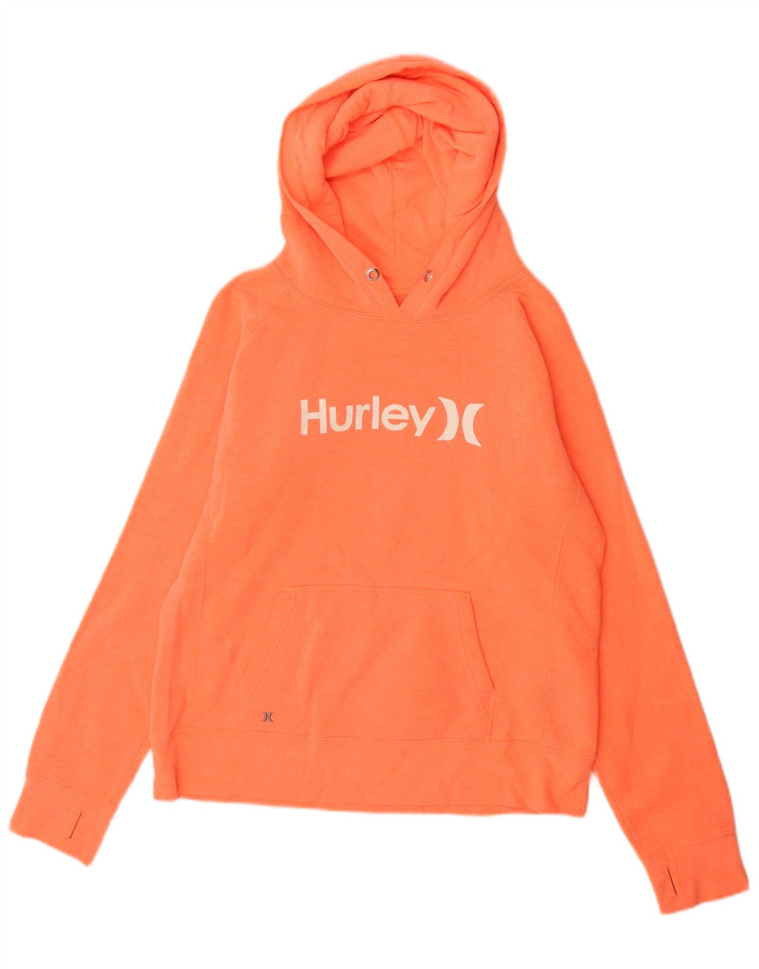 Męski sweter z kapturem Hurley Graphic, średni pomarańczowy, bawełniany
