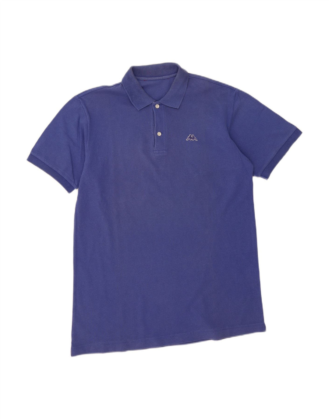 KAPPA Mens Polo Shirt Medium Blue Cotton