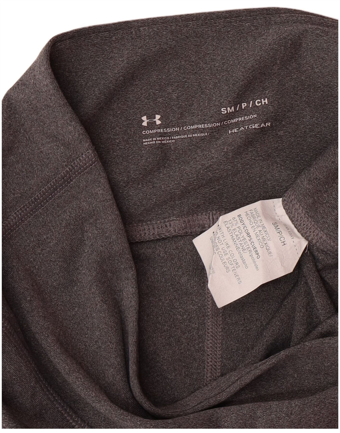 Damskie legginsy UNDER ARMOUR Heat Gear UK 10, małe, szare, poliestrowe