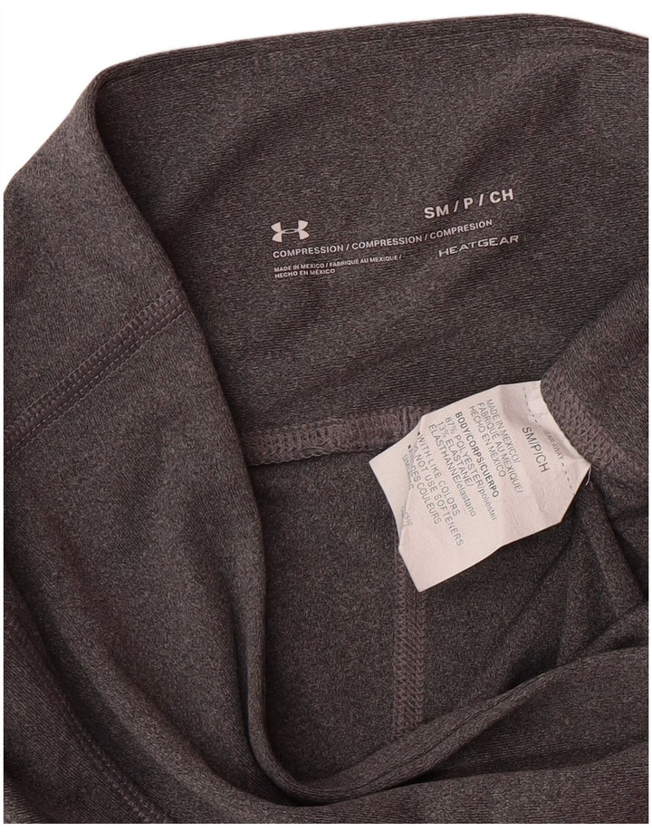 Damskie legginsy UNDER ARMOUR Heat Gear UK 10, małe, szare, poliestrowe