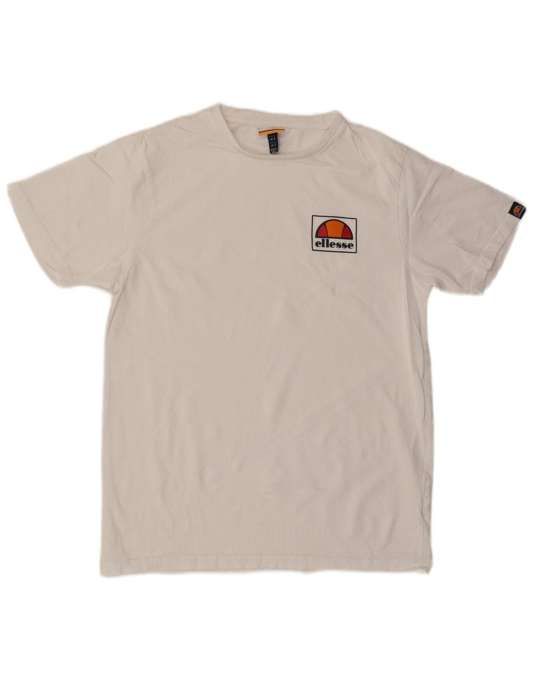 T-shirt męski ELLESSE, mały, biały, bawełniany