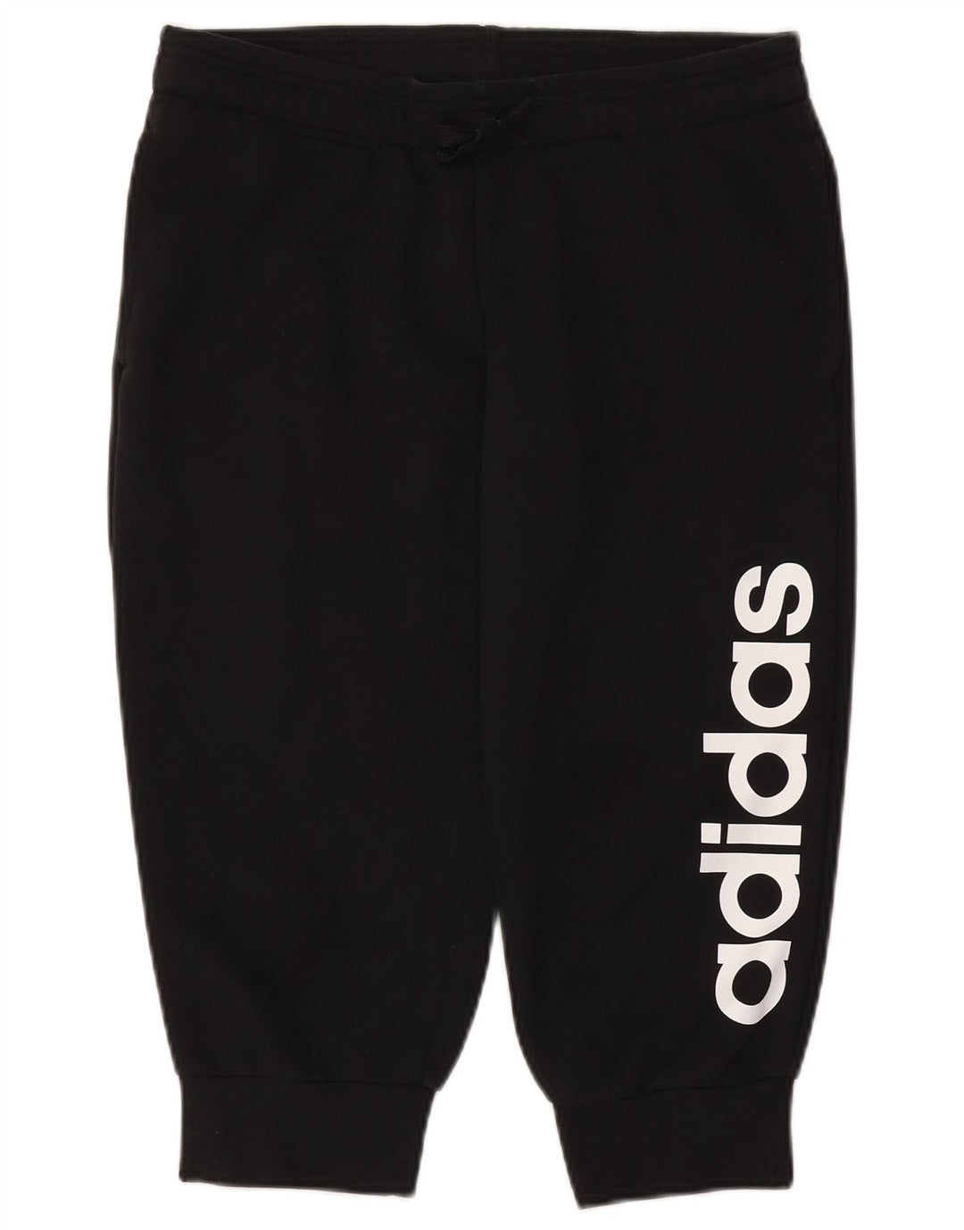 Damskie spodnie dresowe ADIDAS Graphic Joggers UK 12/14 Średnia czerń