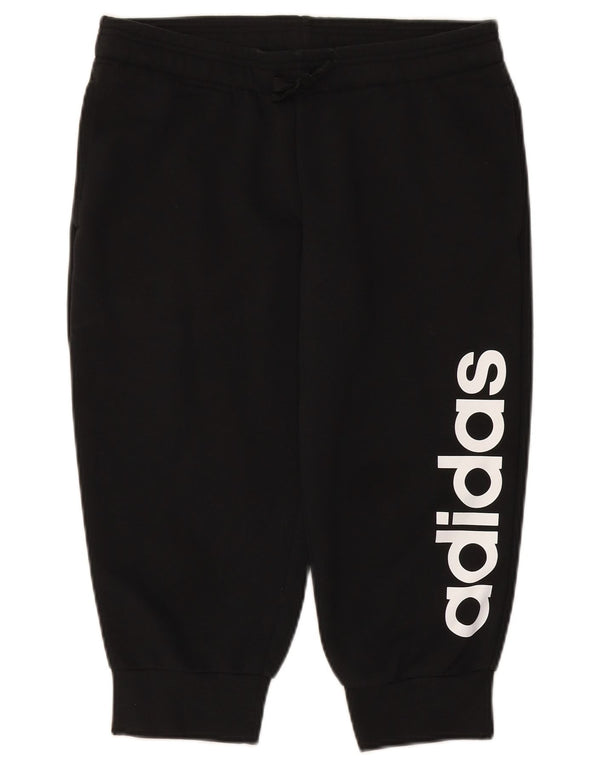 Damskie spodnie dresowe ADIDAS Graphic Joggers UK 12/14 Średnia czerń