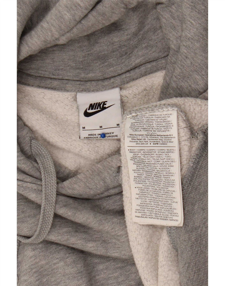 Męski sweter z kapturem Nike, średnioszary, bawełniany