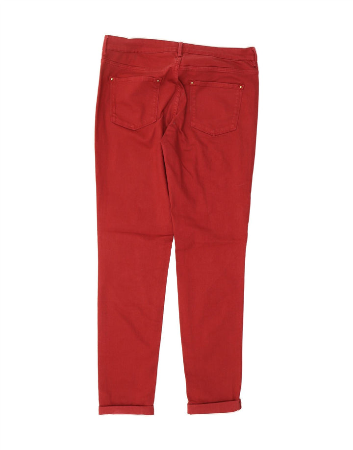 MASSIMO DUTTI Womens Slim Jeans EU 40 Medium W30 L29 Red Vintage Massimo Dutti and Second-Hand Massimo Dutti from Messina Hembry 