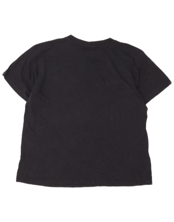 Męska koszulka graficzna Adidas Top Medium Black Cotton Sports
