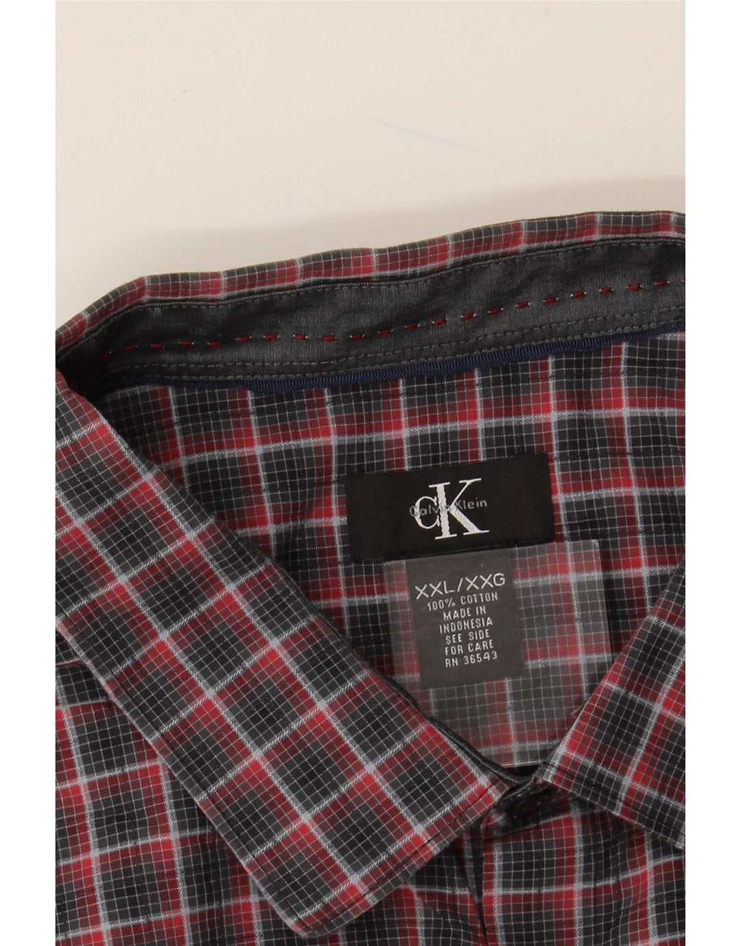 Koszula męska CALVIN KLEIN 2XL, bawełniana, wielokolorowa krata