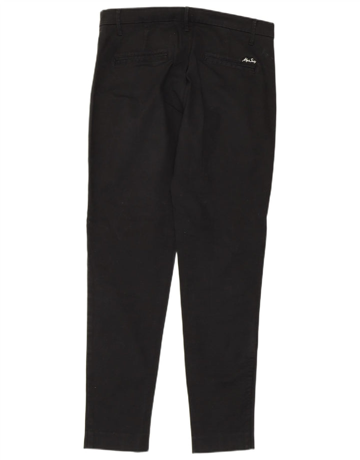 Damskie spodnie typu skinny Chino MISS SIXTY W26 L28 Czarna bawełna