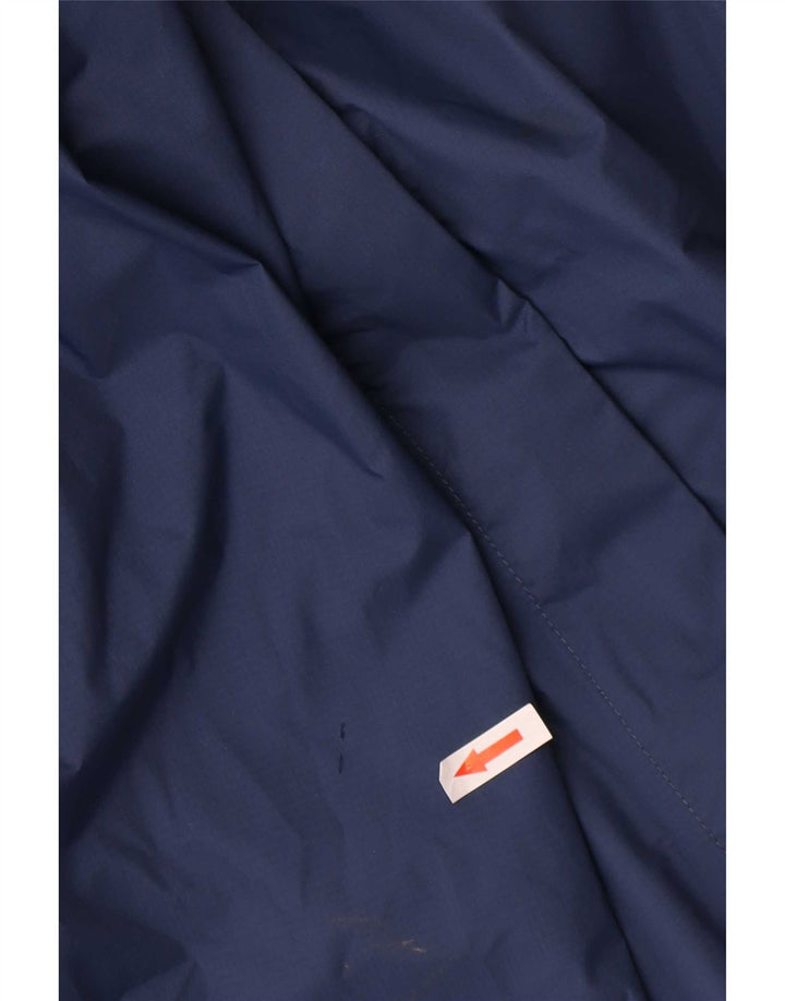Damska kurtka przeciwdeszczowa z kapturem The North Face UK 16, duża, granatowa