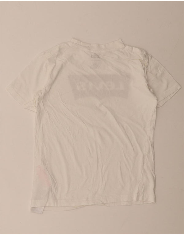 Chłopięcy T-shirt z grafiką Levi's, 11-12 lat, biała bawełna