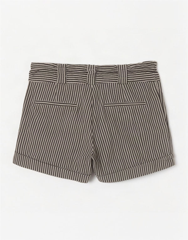Spodnie damskie Oasis UK 8 Small W28, białe, bawełniane w prążki