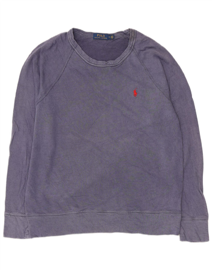 Bluza męska Polo Ralph Lauren, sweter średni niebieski