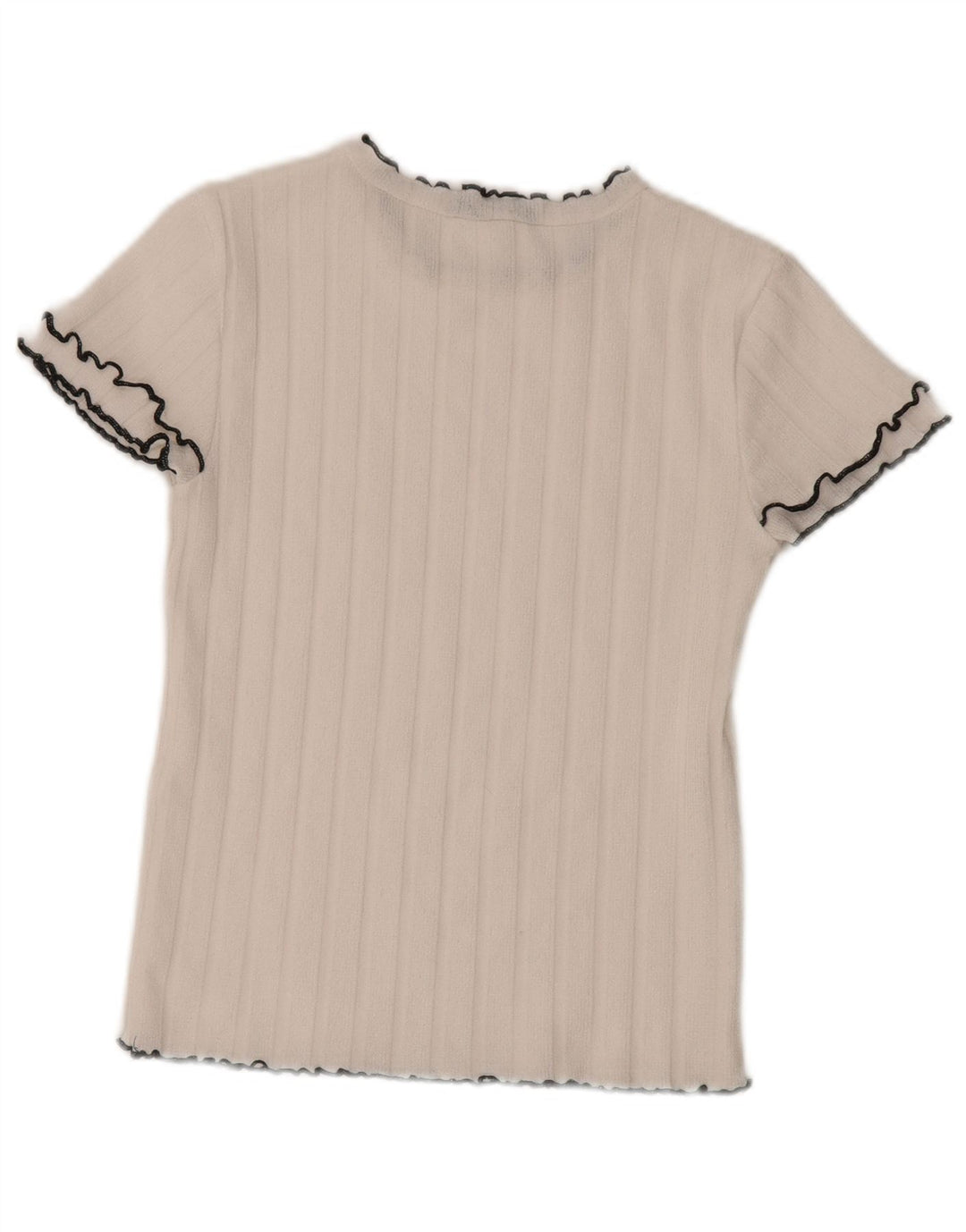 T-shirt damski Zara Top UK 12 Średni biały