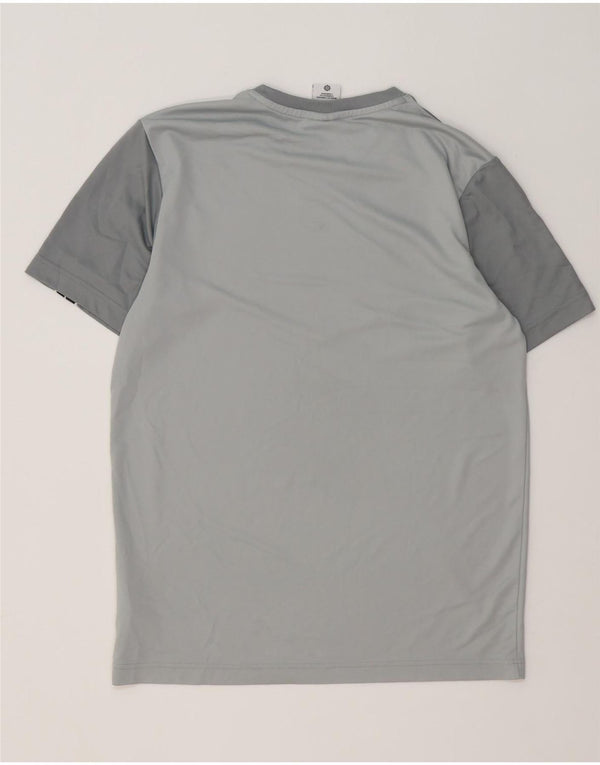 Męski T-shirt z grafiką Nike, średni szary poliester
