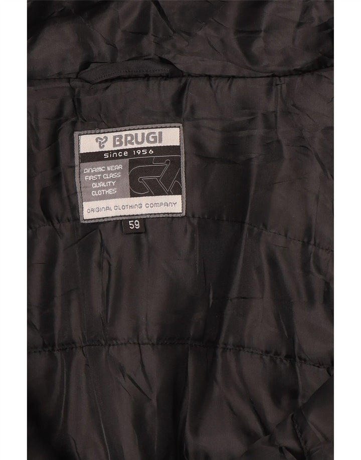 Męska kurtka wiatrówka z kapturem Brugi rozmiar 59 3XL czarna