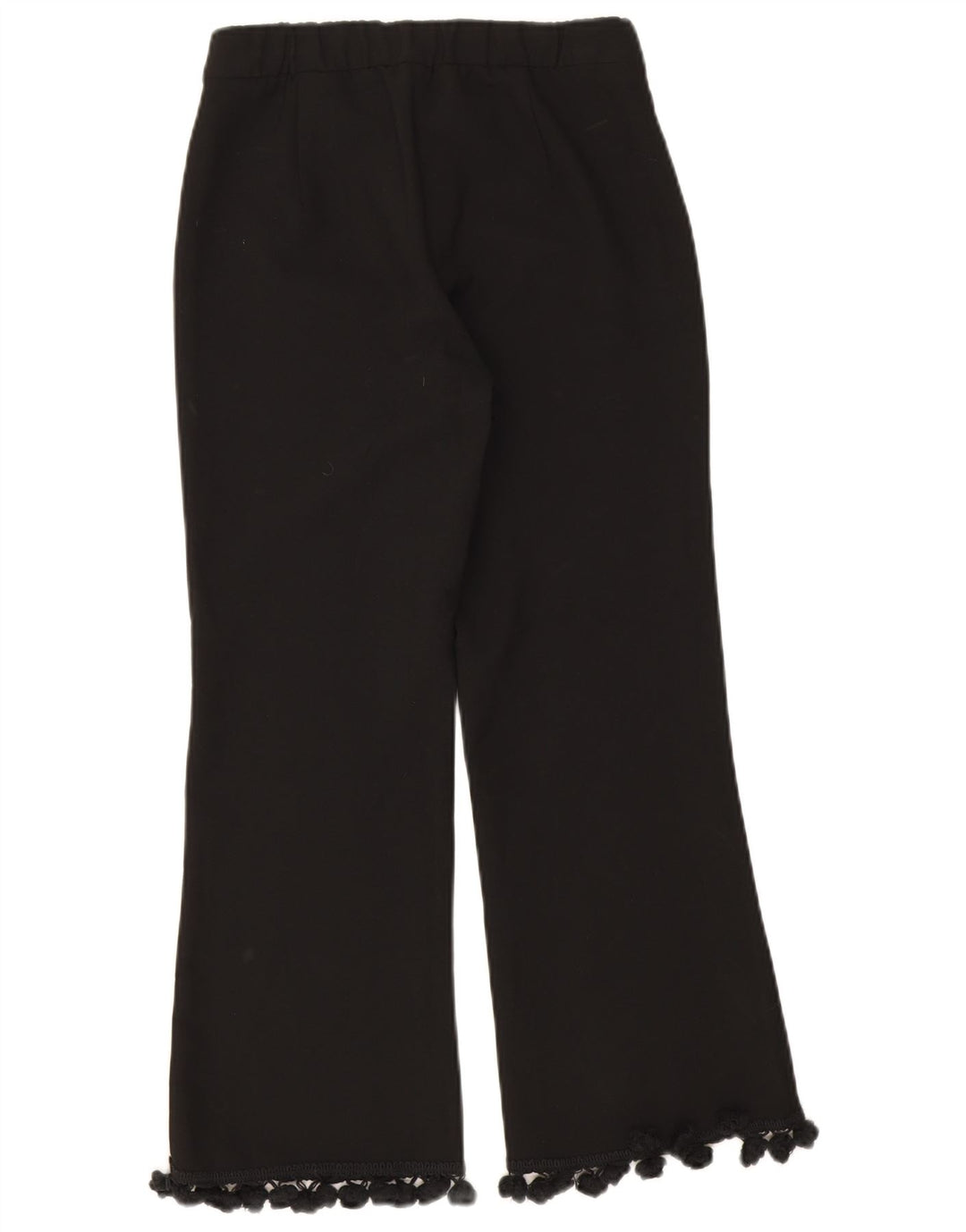 Damskie krótkie spodnie Zara Bootcut XS W24 L24 Czarny poliester